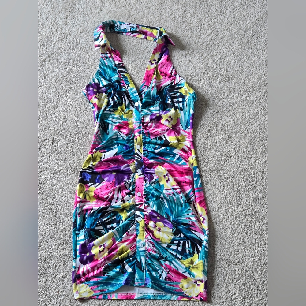 Halter Mini Dress - Picture 3 of 6